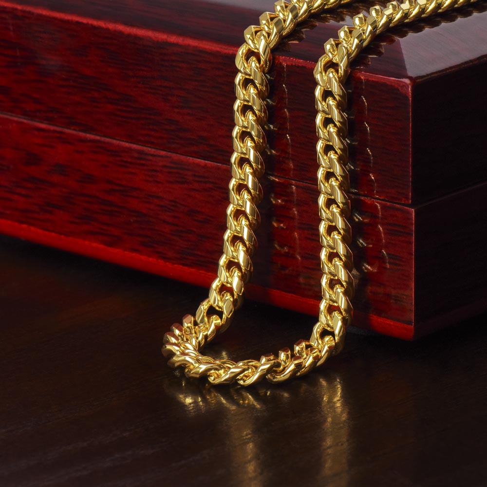 To My Favorite Dog Dad – Cuban Link Chain – Gift for Him