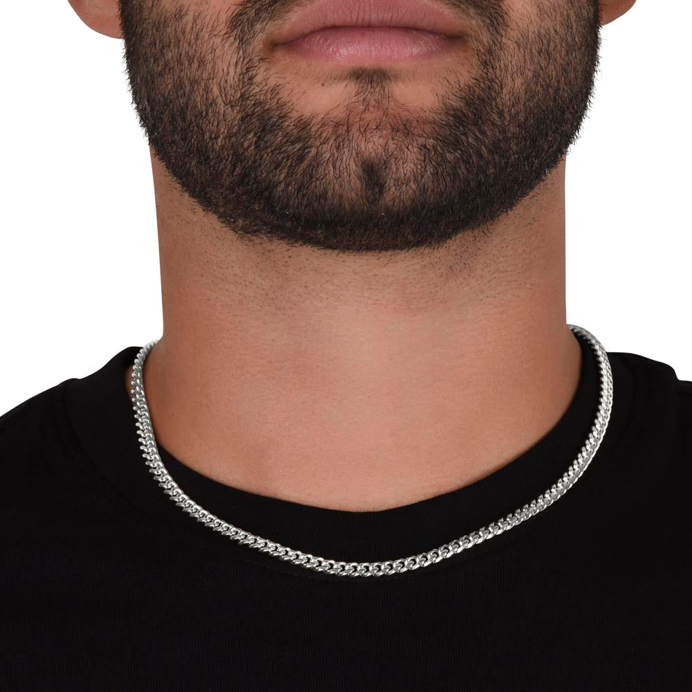 To My Favorite Dog Dad – Cuban Link Chain – Gift for Him