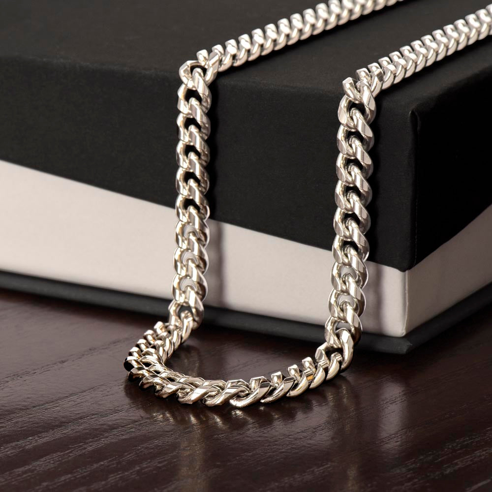 To My Favorite Dog Dad – Cuban Link Chain – Gift for Him