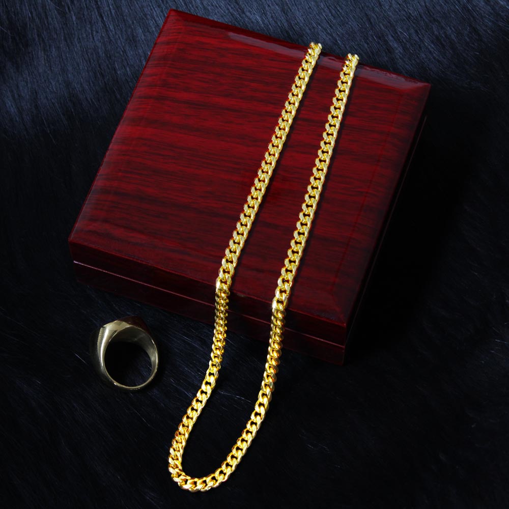 To My Favorite Dog Dad – Cuban Link Chain – Gift for Him